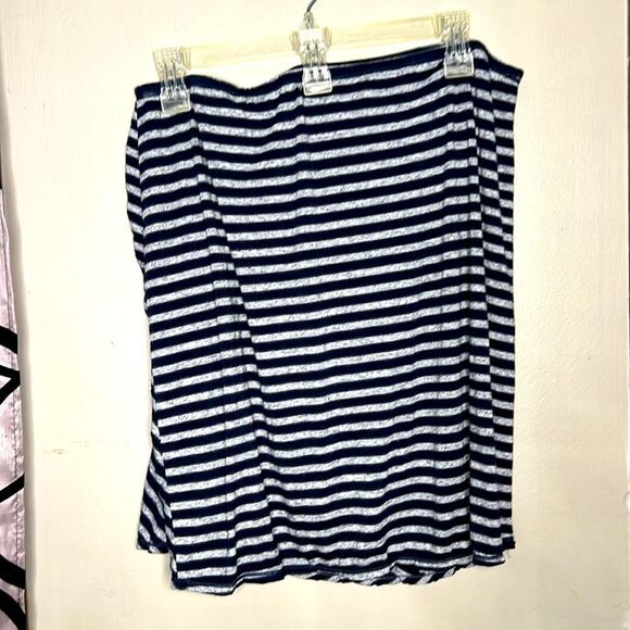 Studio M Womens Skirt Size L Pull On Casual Drape Rushing Wrap Look Stretch - Picture 8 of 8